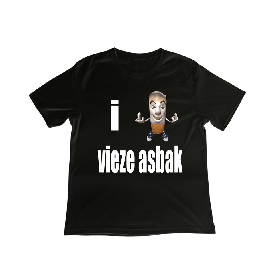 I VIEZE ASBAK TEE Black