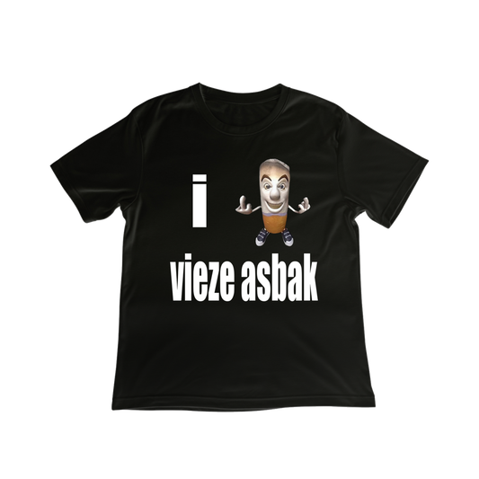 I VIEZE ASBAK TEE Black